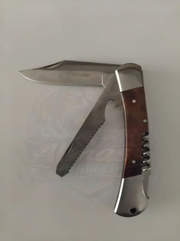 چاقو دسته چوبی تاشو